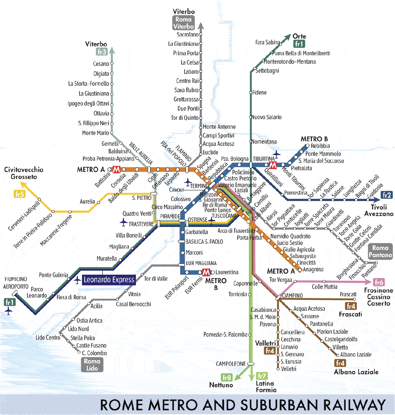 Rome Metro and Suburban Railway