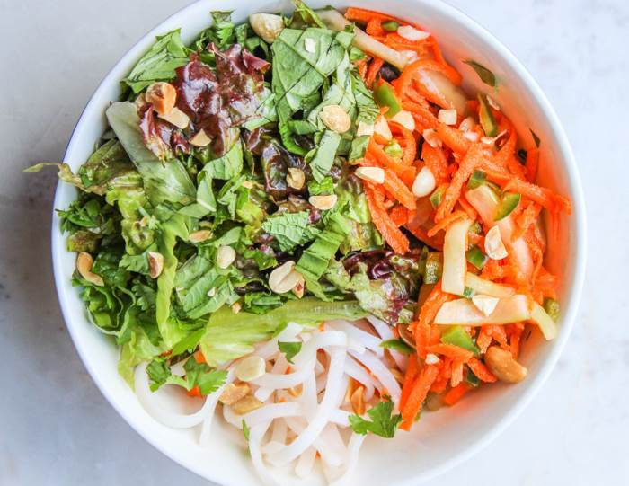 Vietnamese Rice Noodle Salad - The Barbee Housewife