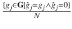 $$\frac{\{g_{j} \in \mathbf {G}|\hat{g}_{j} = g_{j} \wedge \hat{g}_{j} = 0\}}{N}$$