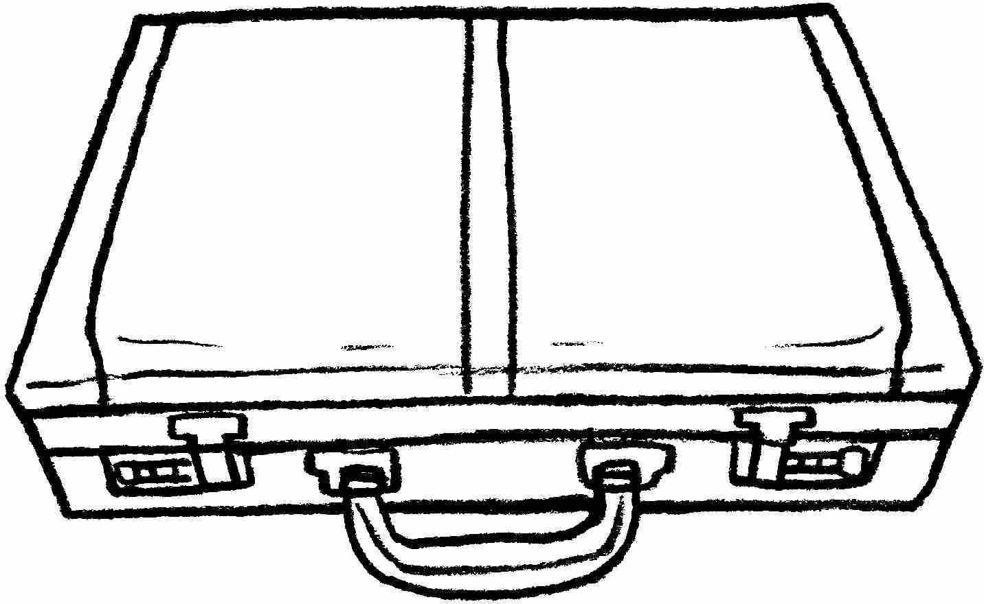 1: An illustration of a briefcase