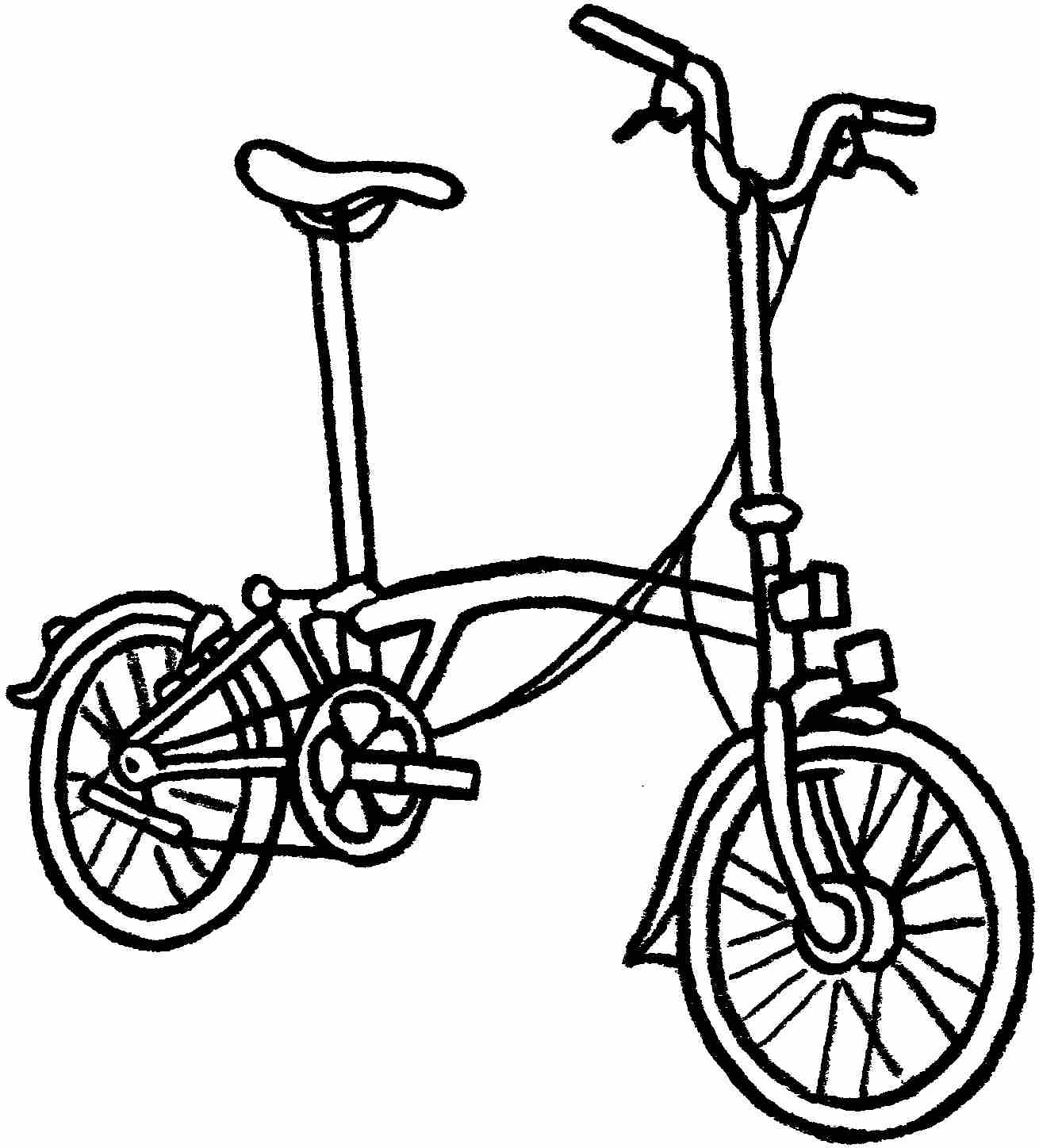 10: An illustration of a Brompton bicycle