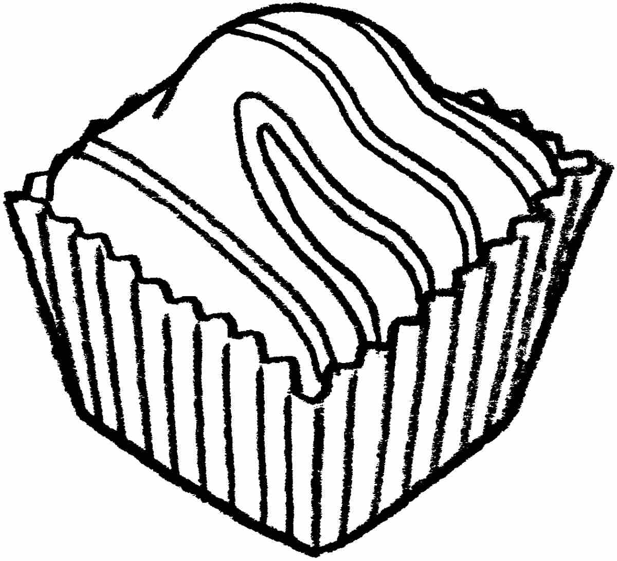 13: An illustration of a French Fancy cake