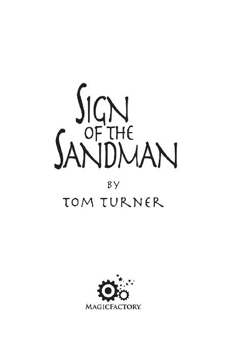 Sign of the Sandman by Tom Turner Title Page