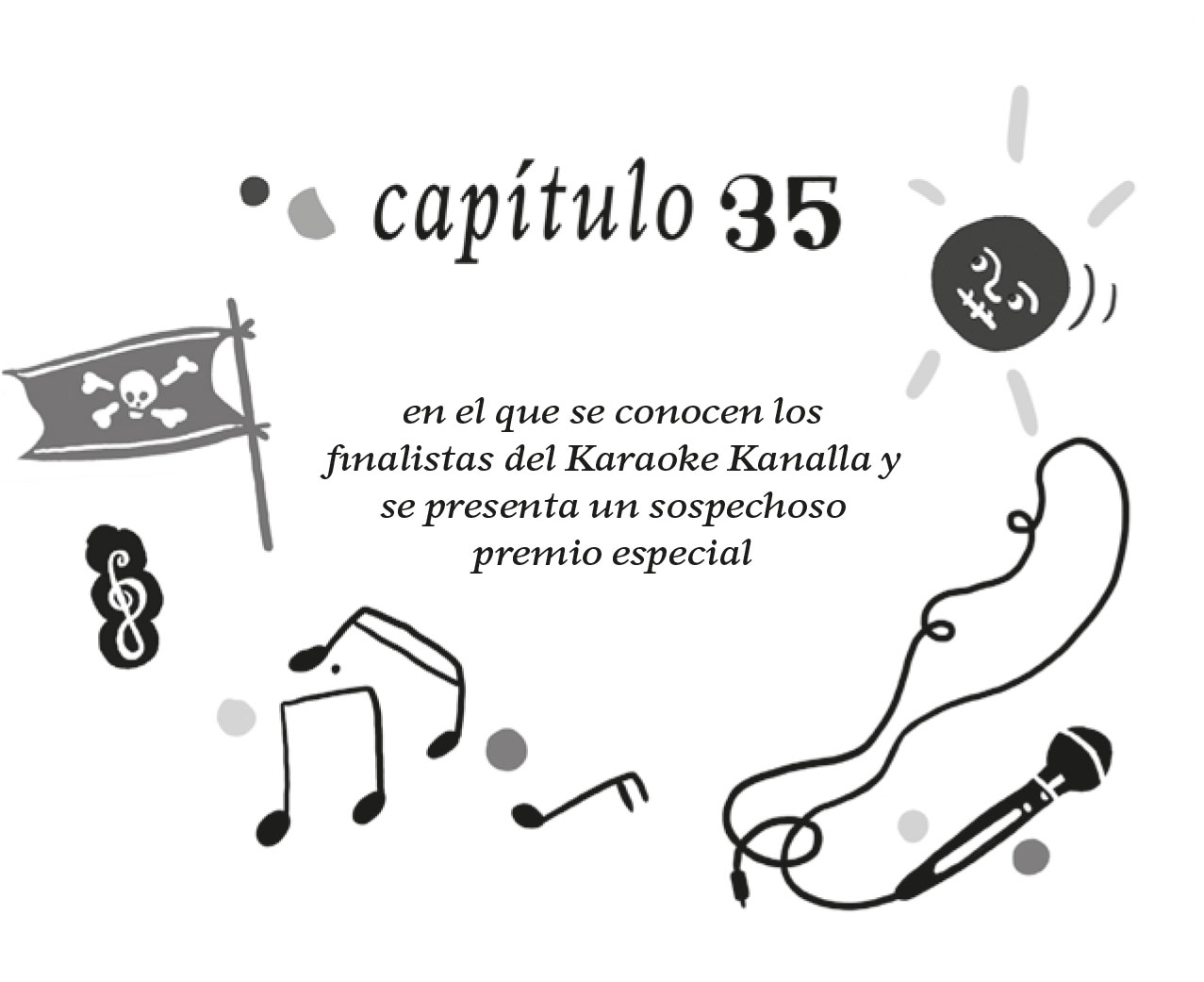 Capítulo 35, en el que se conocen los finalistas del Karaoke Kanalla y se presenta un sospechoso premio especial.