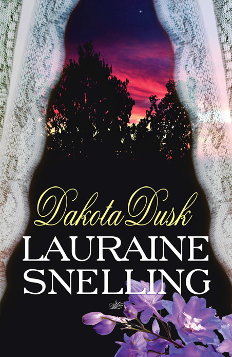 Image: The cover for Dakota Dusk, featuring an open window looking out on the sunset.