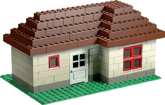 You can apply this simple staggered roof technique to a multitude of models.