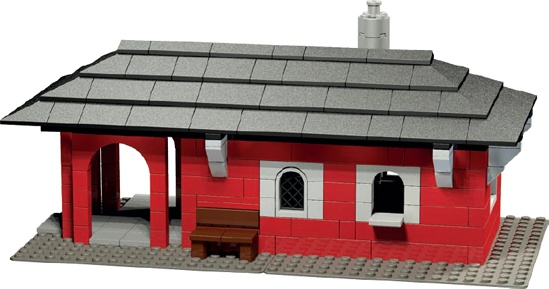 Use the design ideas from this building to create all kinds of structures for your LEGO town.