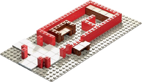 Overlapping and stacking techniques used within the same model