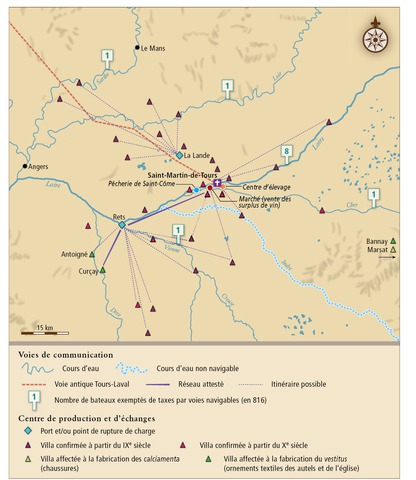 L’approvisionnement de Saint-Martin de Tours