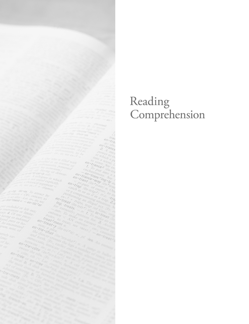 Reading Comprehension