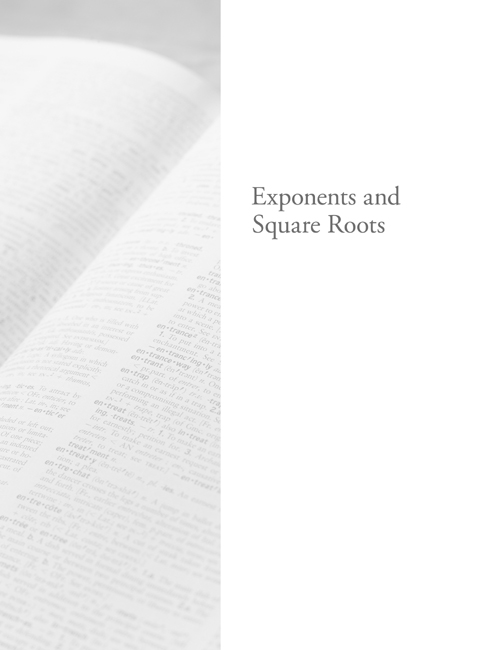 Exponents and Square Roots