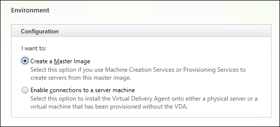 Installing VDA for a server OS machine