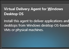 Installing VDA for a desktop OS machine