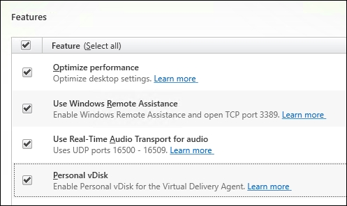 Installing VDA for a desktop OS machine