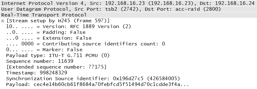 RTP packet