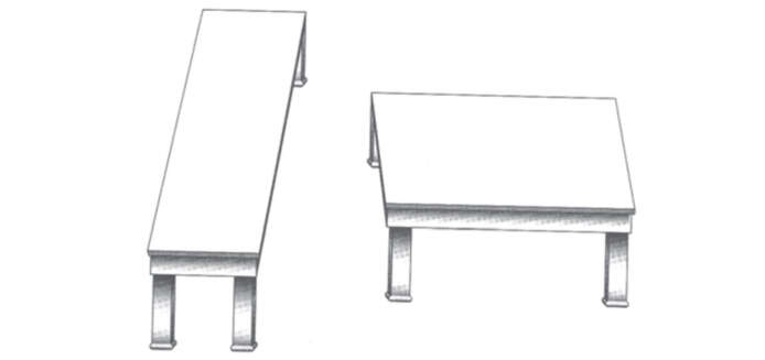 Figure 1.1 – Deux tables (adapté de Shepard [1990])