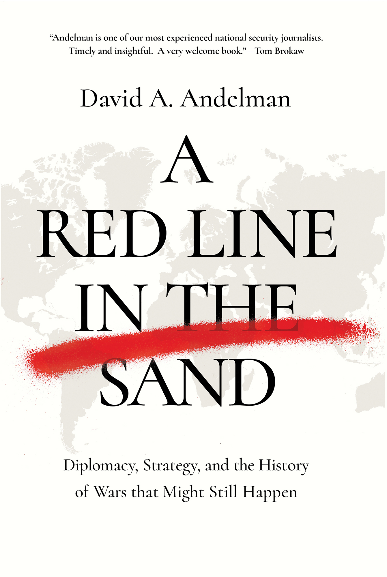 Cover: A Red Line in the Sand, by David A. Andelman