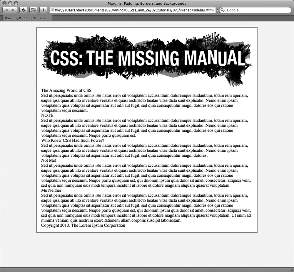 Setting the left and right margins to auto for any element with a set width centers it. In this case, setting a width for the body and adding margin-left: auto and margin-right:auto places it smack dab in the center of the browser window. Unfortunately, there's no easy way to center an element vertically (with equal space above and below it) using CSS. There are a few tricks that crafty designers have come up with, though. If you're after vertically centered elements check out www.student.oulu.fi/~laurirai/www/css/middle/ and www.search-this.com/2008/05/15/easy-vertical-centering-with-css/.