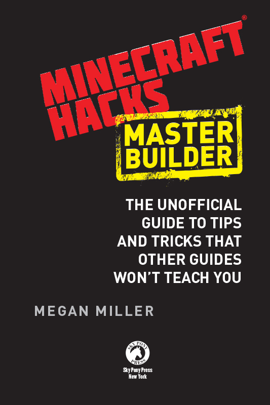 Title Page of Minecraft Hacks Master Builder