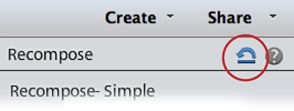 Adobe tried to make Elements easy for beginners to use, but it’s a pretty good bet that you won’t easily guess the purpose of this strange little icon, which appears in many places in Elements. This is the Reset button. In Guided Edit and Quick Fix, it’s officially called Reset Panels, which is another way of saying, “Undo everything I’ve done since I entered this window.”