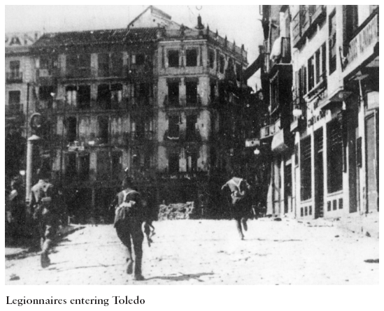 Image: Legionnaires entering Toledo