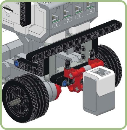 Color Sensor position for following a line