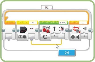 Showing the value on the data wire