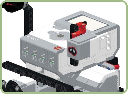 Color Sensor on the side of the TriBot