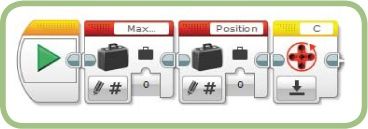 Initializing the variables and resetting the Rotation Sensor