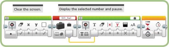 Reading and displaying the selected option