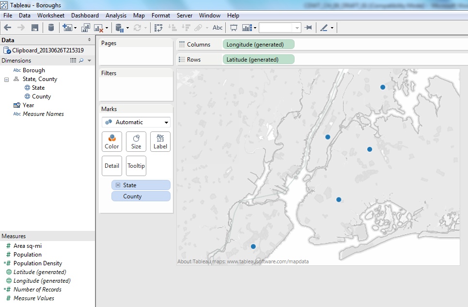 Creating a “symbol map” with circles