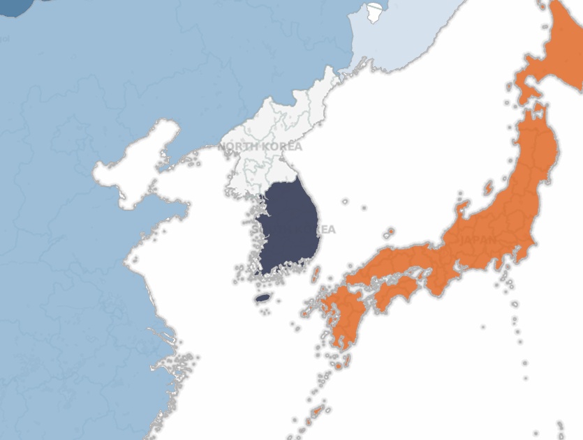 North Korea is missing data, not at 50 users per 100