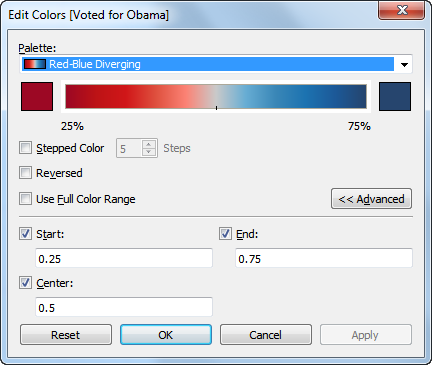 Creating the U.S. political color scheme