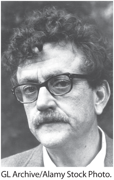 A photo of Kurt Vonnegut.