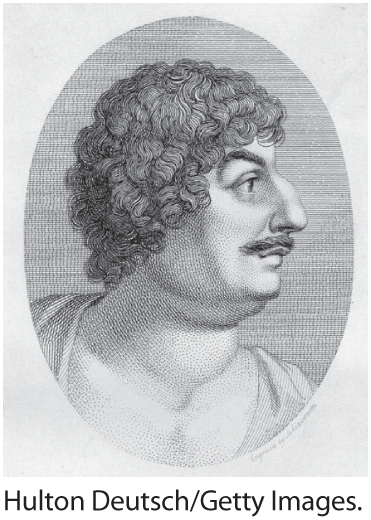 A portrait of Robert Herrick.