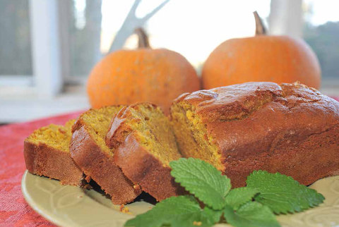 Pumpkin bread, baked with pumpkins grown on-site. JOHN D. IVANKO