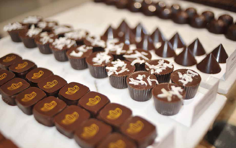 Handmade chocolates sold at the International Chocolate Festival at the Fairchild Tropical Botanic Garden in Coral Gables, Florida. JOHN D. IVANKO