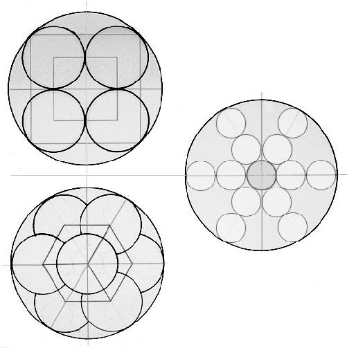 Geometries of first eight cells