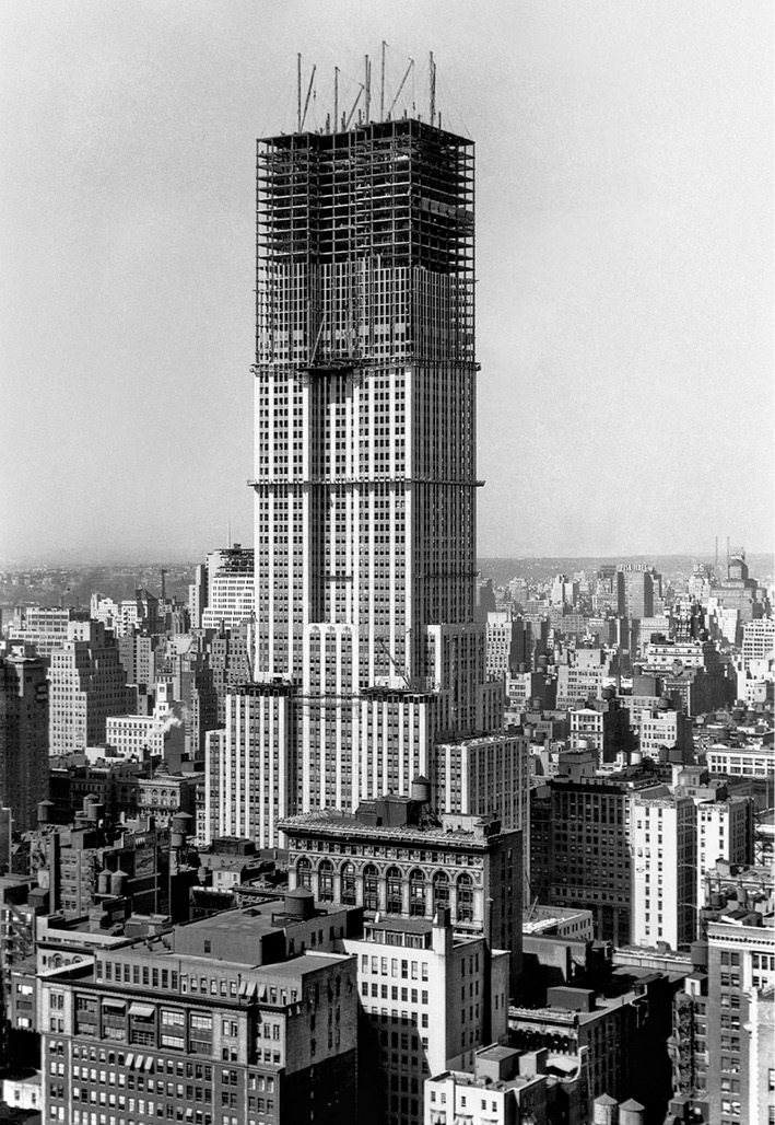 Empire State Building Under Construction