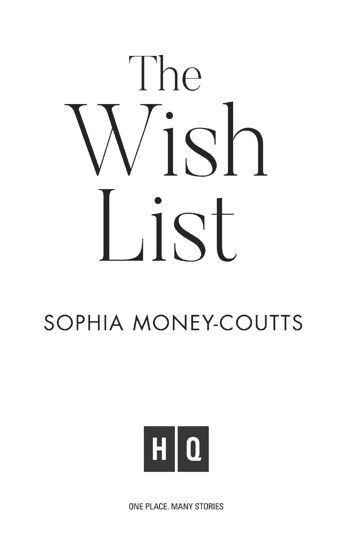 The Wish List by Sophia Money-Coutts, HQ logo