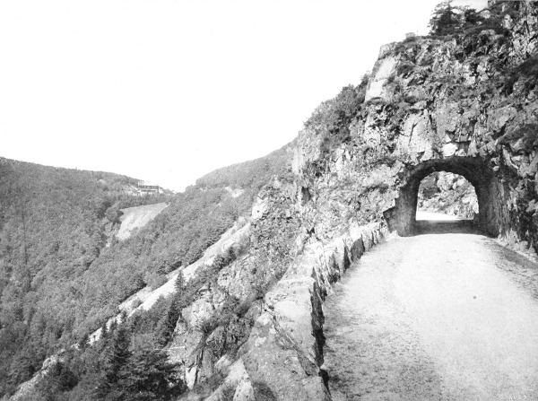 La Schlucht. The Tunnel on the Road to Münster.
