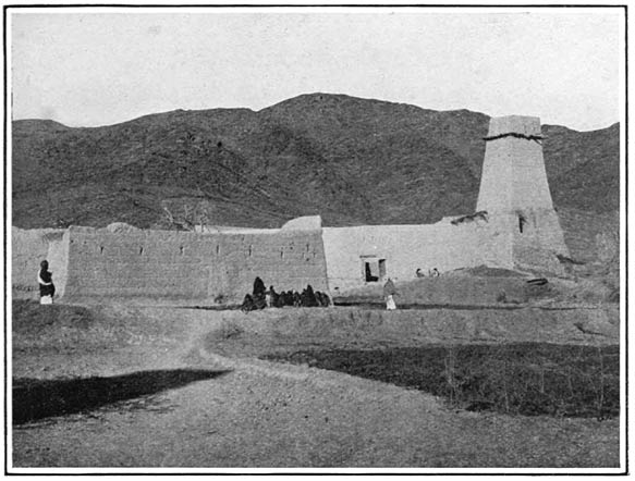 The Khaiber Pass. A Village in the Pass