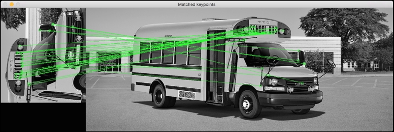 Matching keypoint descriptors