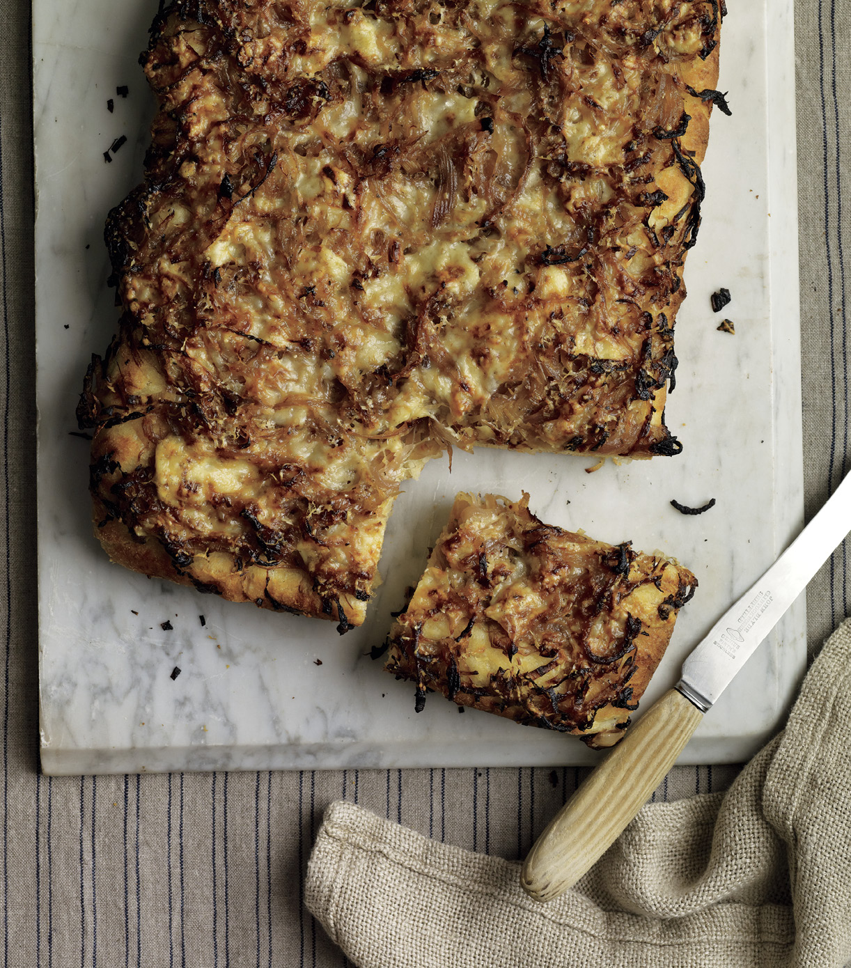 Three-Onion Focaccia