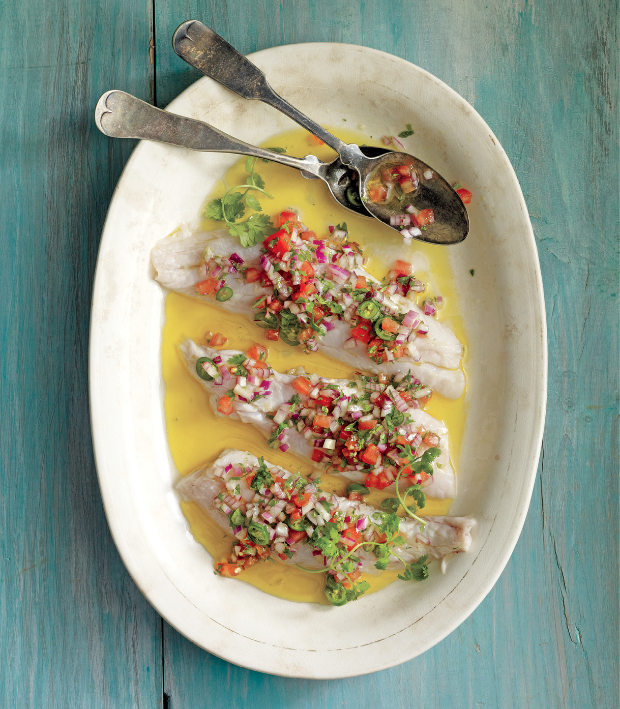 Ceviche (Marinated Raw Fish Fillets)