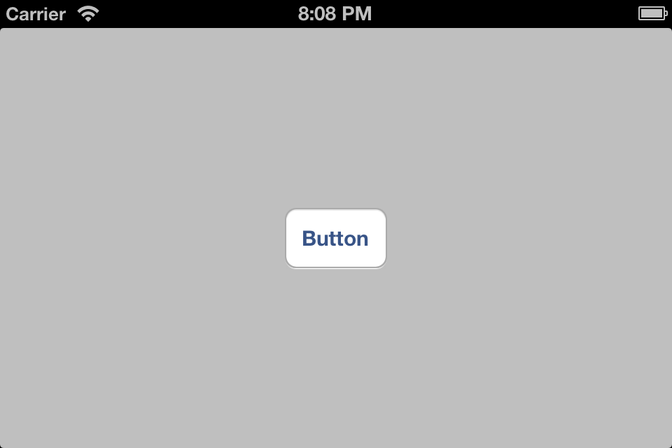 The button is at the center of the screen in every orientation