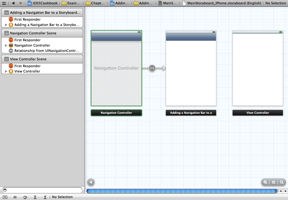 Adding a new view controller to a storyboard