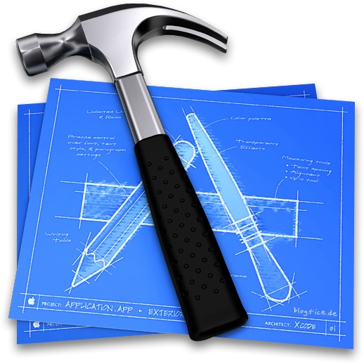 Xcode’s icon, found in your Xcode app