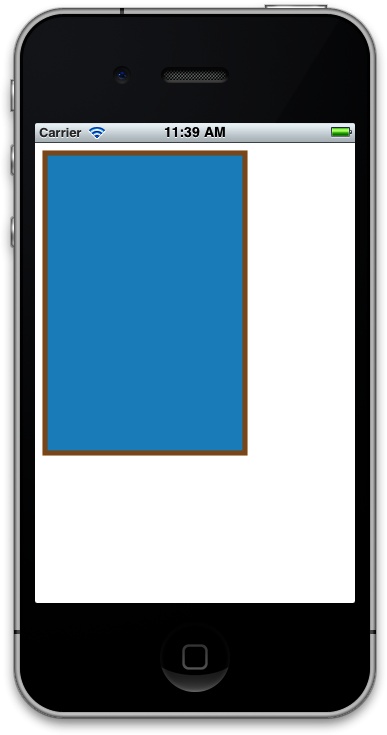 Drawing a rectangle using paths