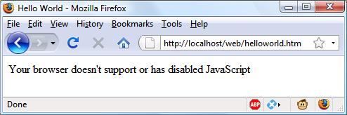 JavaScript has been disabled